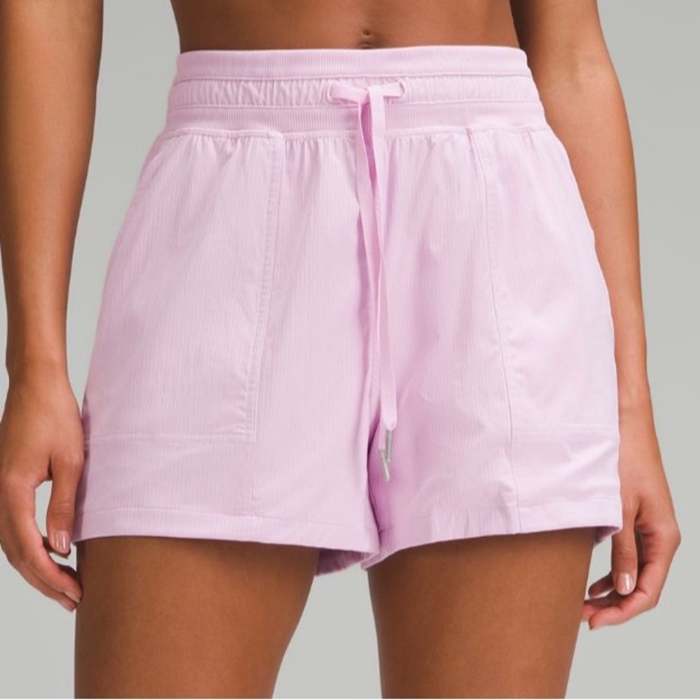lululemon athletica Pink Drawstring Waist Shorts
